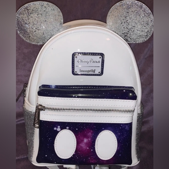 Disney Handbags - Mickey Mouse Main Attraction Space Mountain Loungefly Backpack NWT DISCONTINUED